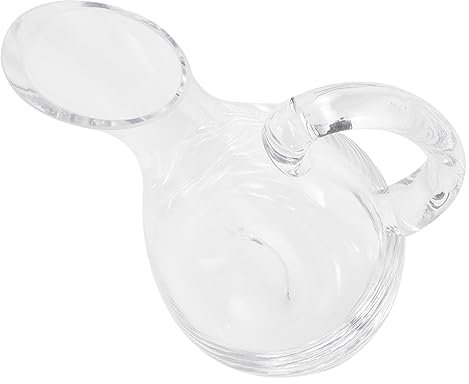 GRIRIW Decantador De Vino Para Restaurante Jarra Diseño Inclinado y Asa Vertedor Rápido y Elegante Para Bebida y Licores Dispensador Práctico y Transparente