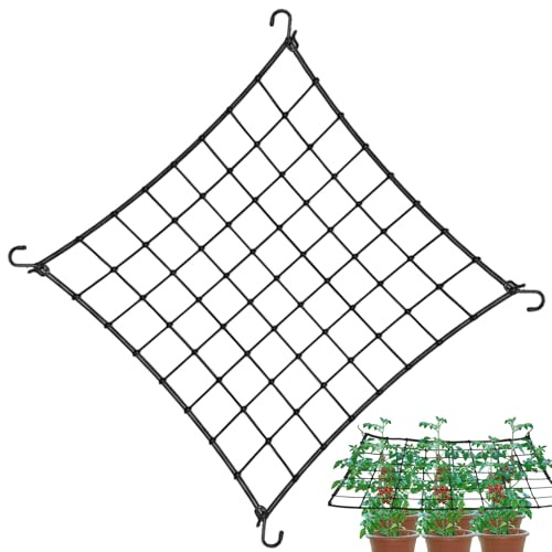 Ranknetz Für Kletterpflanzen | Elastisches Und Wiederverwendbares Gartenzubehör,Kletterpflanzen Rankhilfe Gewächshaus | Für Tomaten Gemüse Erbsen Rankpflanzen Indoor Outdoor Hydrokultur Anbau
