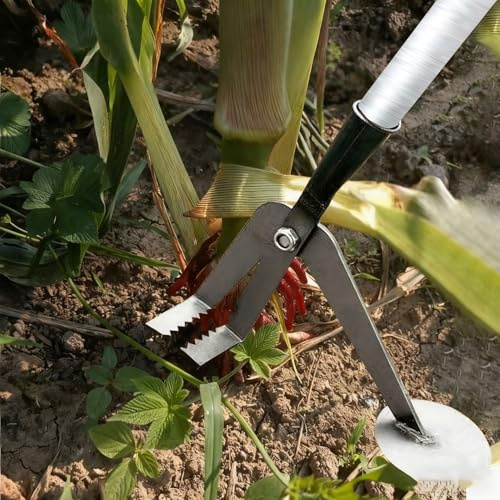 Herramienta de eliminación de raíces para extracción de árboles, malas hierbas y cepillos del suelo