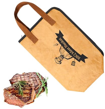 Pour laisser reposer la viande, large ouverture, réutilisable, anti-fuite, grand accessoire de barbecue, couverture de repos pour la viande – Pour les amateurs de barbecue, les mères, les pères, les