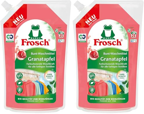 Frosch Granatapfel Bunt-Waschmittel 1,5L (Packung mit 2)