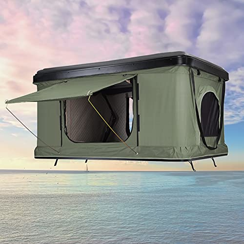 Hartschalen-Dachzelt mit Leiter, Luxus-niederländisches Samt-Auto-Markise, wasserdichtes SUV-Campingzelt für Outdoor-Fahrzeug-Camping