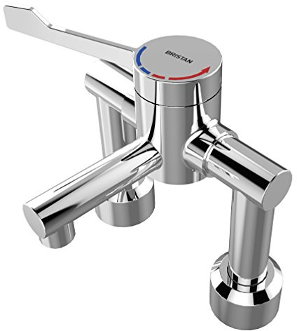 Bristan H64DMT2 Robinet mitigeur thermostatique TMV3 HTM64, Chrome, Deck Mounted