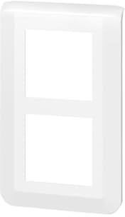 Legrand - Plaque de finition Mosaic spéciale rénovation 2x2 modules vertical - blanc