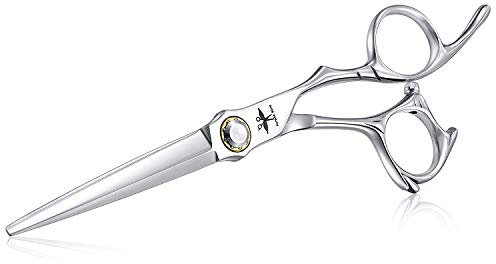 PURPLEBIRD Professional Hairdressing Scissors - 6 Inch Japanese Stainless Steel for Men, Women & Children