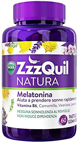 PROMO ZZZ QUil Natura 60+60 Pastiglie Gommose Melatonina
