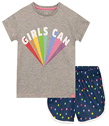Harry Bear Pijamas para Niñas Lema Positivo del Arco Iris Multicolor 12-13 años