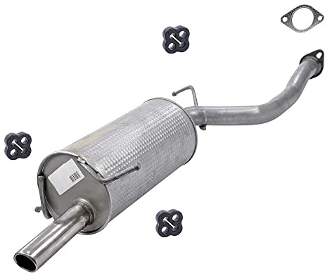 ATEC Germany Auspuff Schalldämpfer Set 1x Endschalldämpfer, mit | Kompatibel mit: SUBARU FORESTER, FORESTER