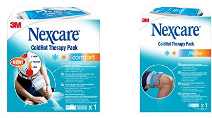Coussins thermiques Nexcare ColdHot Comfort, 1/paquet & Coussins thermiques Nexcare ColdHot flexible, 1/paquet