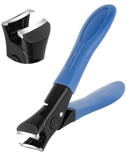 LOPHE Nagelknipser für Dicke Nägel, Nagelknipser Groß, Scharf Nail Clipper, Premium Stahl Nagelschere mit Auffangbehälter für Frauen, Männer und Senioren für Zehennägel & Fingernagel