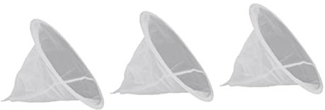 POPETPOP 3St Honigfilternetz Honey Extractor honigschleuder dadant Reusable Honey Filter Honey Strainer Honigfilterbeutel Imkerei Werkzeuge Honigsieb-Filternetz Imkerei-Honigsiebfilter Weiß