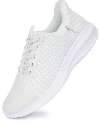 Aerosoft slip-in sneakers för kvinnor – komfort – ortopedisk, Vit, 41 EU