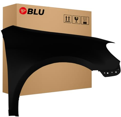 BLU Kotflügel Passend für Volkswagen GOLF VI 6 KOMBI L041 LO41 Rechts Schwarz | 2008-2016 | Vorderseite Vorne | Lackiert | Einbaufertig