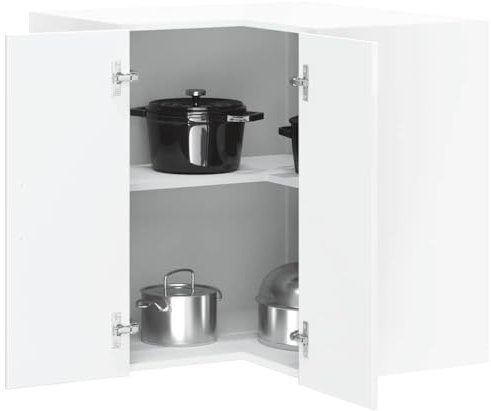 GCHDHAPB Wohnschränke und Aufbewahrung, Küchenschränke, Küchenwand, Eckschrank, Porto, Hochglanz, weißes Holzwerkstoff