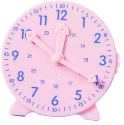 Générique Big Time Learning Student Clock – Lehruhren geeignet für | Lerndemouhr für Mädchen und, üben Sie das Werkzeug zum Lesen der Zeit, um sie zu unterrichten