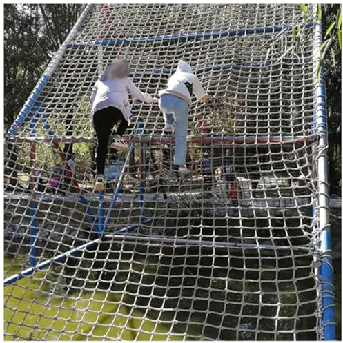 Amacthysh Filet d'escalade, Filets d'escalade en Corde pour Enfants Et Adultes, Intérieur Et Extérieur, Cabane dans Les Arbres, Filets De Protection pour Gymnases De Jungle,1 * 2m