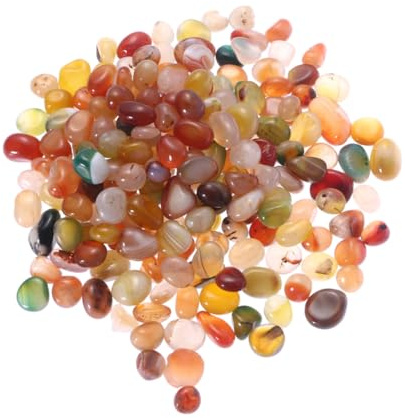 Yardenfun 500g Pierres Décoratives Rondes Naturelles Pour Décorations Aquarium Pierres Aquarium Décoration Pavés
