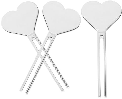 ibasenice 3Pcs Zinc Alloy Tube Squeezer Heart-Shaped Metal Toothpaste Key for Cosmetics Creams Ointments Portable Bathroom Accessories