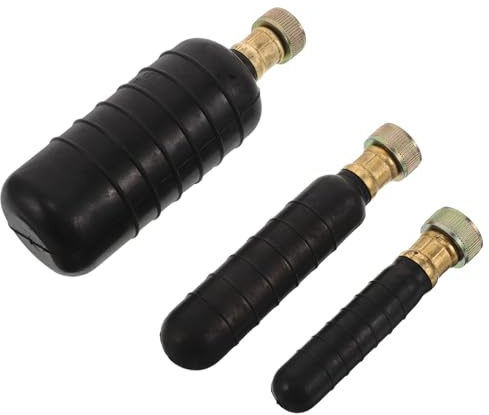 Gatuida Kit 3 Pezzi Camera D’Aria di Scarico in Gomma per Sturalavandini Strumento per Dragaggio Tubi Fognari Pulizia Scarichi Cucina Bagno Doccia e Piscina Pressione Professionale