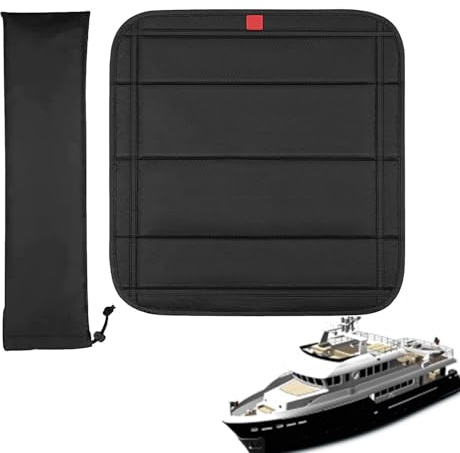 Protection solaire pour fenêtre de toit - 40 x 40 cm - Ouverture d'aération étanche - Isolateur de fenêtre pliable - Protection solaire stable et bloquante pour voiture, camping, stationnement