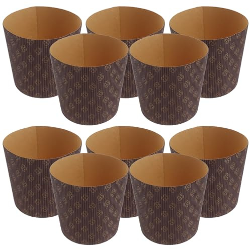 BEBEMOKO 25 Piezas de Moldes para Bizcocho de Papel Resistente Grasa, Capacillos para Hornear Pasteles de 4 Pulgadas, Envoltorios para Cupcakes y Muffins, Ideales para Repostería y Fiestas