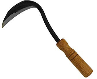 SZQLF Désherbage Faucille légère Jardinage Herbe Couteau Faucille Acier au manganèse de Sharp Long Outil de Jardin