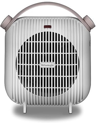De'Longhi HFS 30B24W - Termoventilador (2400 W, termostato de habitación ajustable, ventilador de verano)