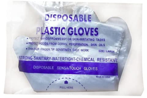 UAP Disposable Plastic Gloves (100pk)
