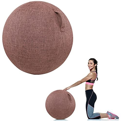 Balance-Ball-Abdeckung, Gymnastikball-Abdeckung, Yoga-Ball-Stuhl-Abdeckung, 55/65/75 cm, Sitzball-Stuhl-Schutz, faltbar, leicht, für Fitness-Yoga-Ball-Gym-Training
