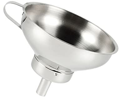 ABOOFAN Filtro De Embudo De Acero Inoxidable Embudo Para Líquidos Colador Utensilio De Cocina Para Filtrar Aceite y Vino Cocina