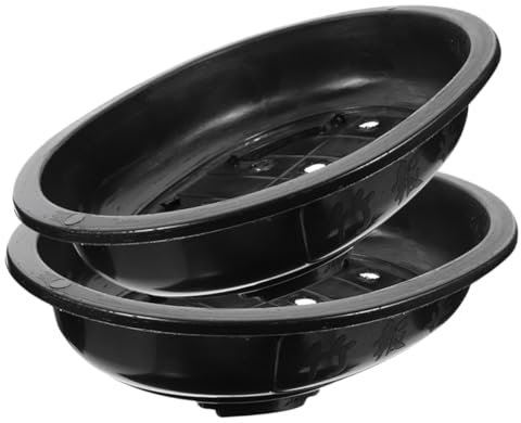 INOOMP 2pezzi Fioriera Per Bonsai Con Drenaggio Vaso Ovale Riutilizzabile Per Giardino e Balcone Per Piante Da Ed Esterno