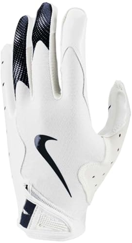 Nike Vapor Jet 8.0 Football Gloves White | White | Navy X-Large