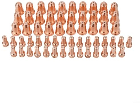 PT-80 PT80 IPT-80 Plasmaschneider-Fackelelektrode, 1,0 mm Spitzen 52558 und 51311.10 Düse, Plasmaschneidbrenner-Elektroden-Verbrauchsmaterial, Plasmaschneidausrüstung, Zubehör, Verbrauchsmaterialien