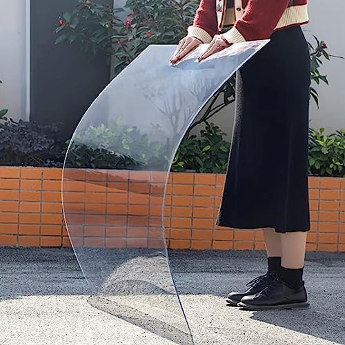 Láminas de policarbonato transparente para techo de lluvia, paneles para toldo al aire libre, marco frío, aislamiento cortado a medida (1 x 20 m)