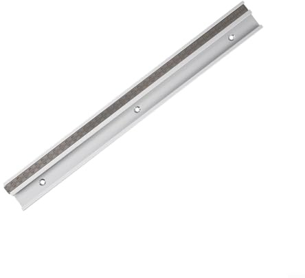 Traccia troncatrice 45 tipo T con scanalatura per scala per un semplice bloccaggio su tavoli e seghe da tavolo (40 cm)