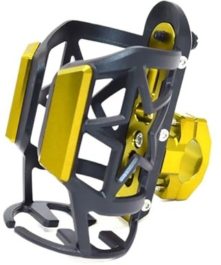 Soporte Bebida Moto Portavasos para XADV750 2017-2023 Portavasos para Manillar De Motocicleta Aleación Aluminio(Yellow)