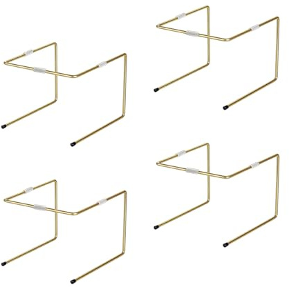 4 semplici supporti per teglie per pizza, con base stabile, antiscivolo, per cucina e feste, accessori da forno
