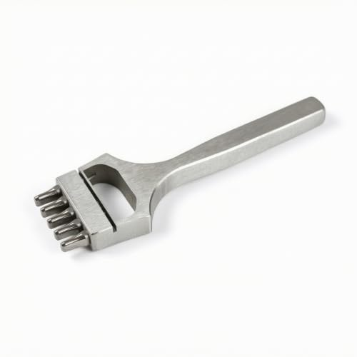 Xgdsnly Perforadora con Cabezales Intercambiables Metálico Sacabocados Resistente Herramienta Manual para Principiantes, 5 2mm