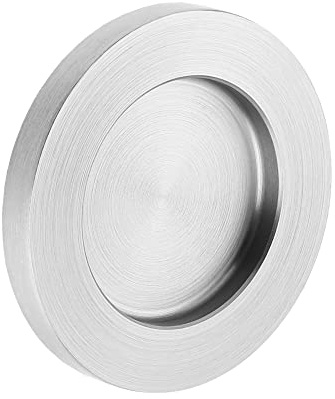ck-tuerbeschlaege Griffmuschel zum Aufkleben | Edelstahloptik | rund | 70 x 8 mm | 1 Stück
