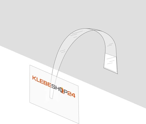 Shelf Wobbler | Tapered | Front 5 mm, Rear 16 mm Wide | Self-Adhesive on Both Sides | With Foam Adhesive Surfaces / Pack of 100