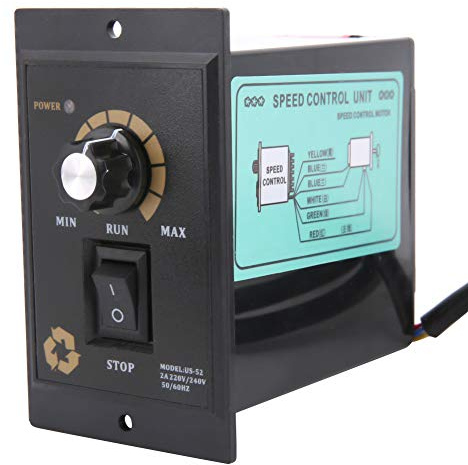Yctze Universal Motor Drehzahlregelung, Drehzahlregler für Elektromotoren (220 V, 50/60 Hz) für Elektronik, Messtechnik und Anlagen (500 W)