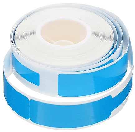 NUOBESTY 1rotolo Etichette Termiche Impermeabili Per Adesive e Resistenti Per e Comunicazioni Etichette Blu Per e Personale