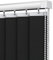 XINGWANGG Lamellenvorhang Schwarz Komplettset Vertikaljalousie Vertikalanlage Schiebevorhang Raumverdunkelnd Lichtdurchlässig Tür Fenster Lamellen Rollo,Breite x Höhe (90cm x 120cm)