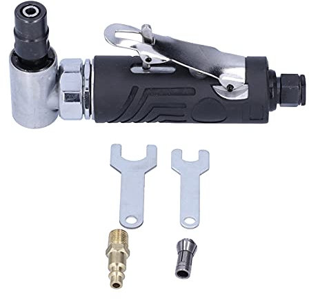 Die Grinder, 90 Degrees Flexible Head Polishing Machine, Zinc Alloy Air Die Grinder, Pneumatic Grinding Tool with Small Size Design for Home Decoration, Handicraft Polishing, Rough