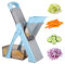 ﻿Vegetable Chopper,Mandoline Vegetable Slicer,Vegetable Cutter,Potato Slicer,Dicer,Onion Chopper,Adjustable Vegetable Cutter with Container,Multifunctional Food Chopper
