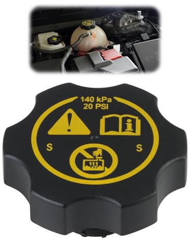 Kühlerausdehnung Wassertankdeckel Kühlmitteltankdeckel Autoabdeckung Deckel für Opel Corsa D E Astra J K Insignia A B Mokka X Zafira B Zafira Tourer C Meriva B Adam 13502353 13598760 1305248