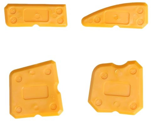 Set Di 4 Raschietto Ergonomico per Malta Rimozione Piastrelle Pulitori per Giunti Per Rimuovere Il Sigillante In Eccesso Dalle Piastrelle Per Pavimenti
