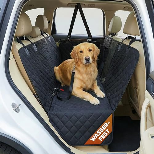 Hainberger Hundedecke Auto Rückbank 137x147 cm Wasserabweisend, Kratzfest