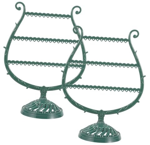 VALICLUD 2stücke Ohrringhalter-ständer Baumeln Ohrringe Display Halter Schmuck Organisatoren Wein Tasse Form Für Mädchen Mit Anhängern Und Ohrstecker