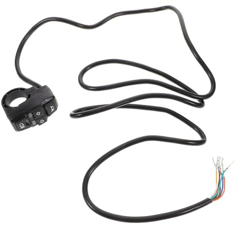 Cabilock Interruttore Per Luci e Interruttore Manubrio Per Fari e Indicatori Componente Per Messa Scooter e Bici Elettriche